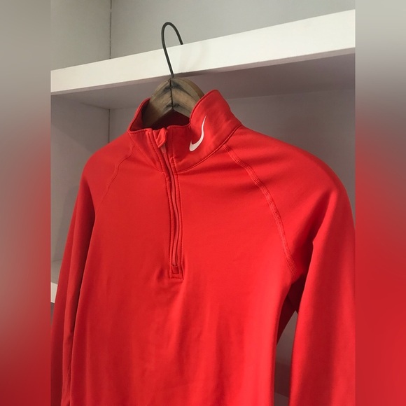 🔥Nike | Women’s Pro Combat Dri-fit fitted top, mock neck, thumb holes, size M - Picture 8 of 12